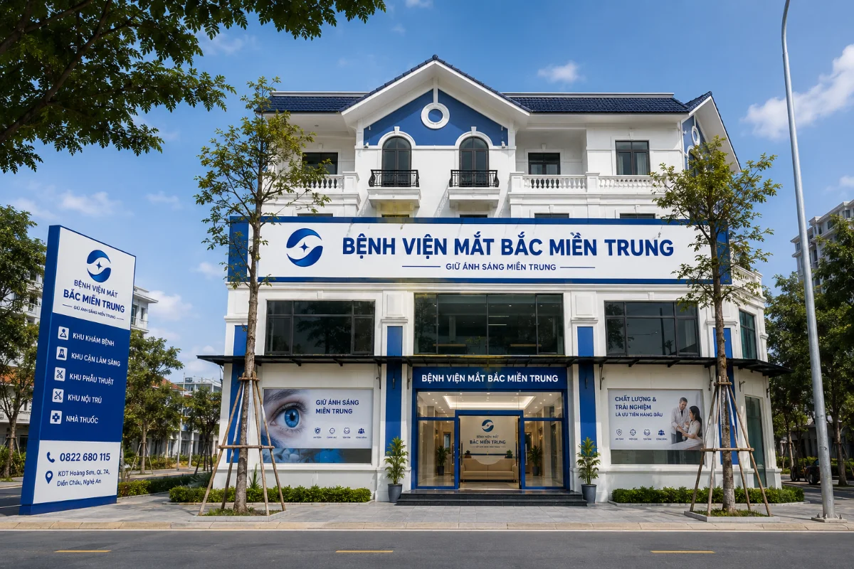 Ảnh bìa dự án Bệnh viện Mắt Bắc Miền Trung