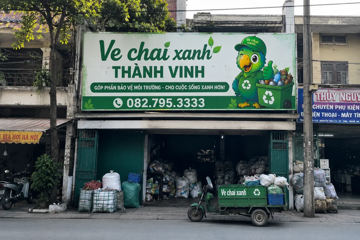 Ảnh bìa dự án Ve Chai Xanh